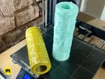  Christmas texture rollers for clay and dough  3d model for 3d printers