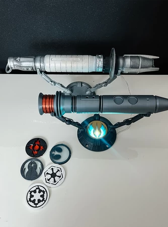  Star wars lightsaber holder  3d model for 3d printers