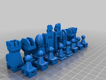 Modelo 3d de Acción #ajedrez 2.x para impresoras 3d