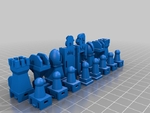  Action #chess 2.x  3d model for 3d printers