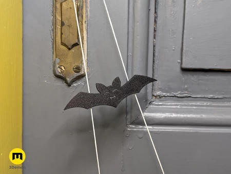 Modelo 3d de Juguete de cuerda de murciélago volador para impresoras 3d