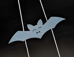  Flying bat string toy  3d model for 3d printers