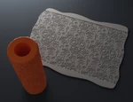  Los muertos halloween texture roller  3d model for 3d printers