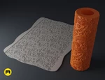  Los muertos halloween texture roller  3d model for 3d printers