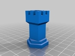  Chess set - round vs blocky  3d model for 3d printers