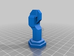  Chess set - round vs blocky  3d model for 3d printers