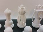  Chess set - round vs blocky  3d model for 3d printers