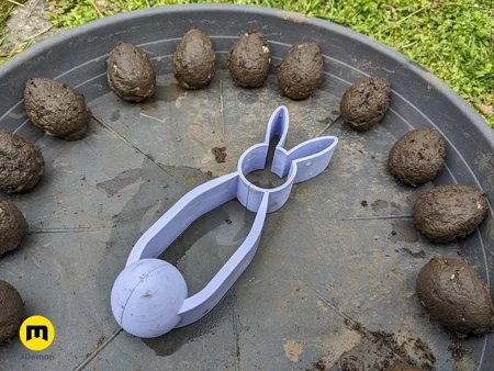  Easter egg seed bomb maker  3d model for 3d printers