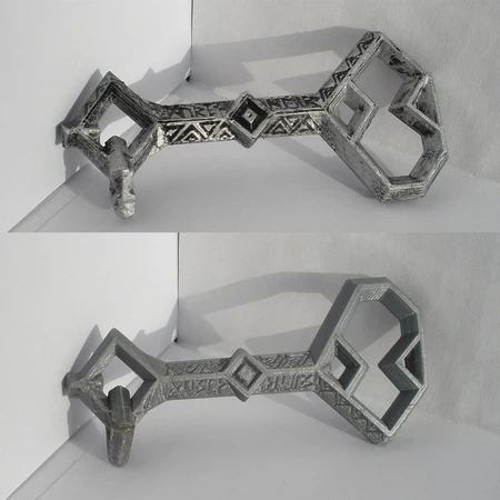 Modelo 3d de La llave de erebor-el hobbit para impresoras 3d