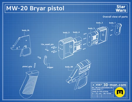 Pistola Bryar MW - 20