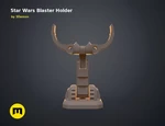  Star wars blaster holder  3d model for 3d printers