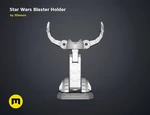  Star wars blaster holder  3d model for 3d printers