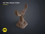  Star wars blaster holder  3d model for 3d printers