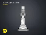  Star wars blaster holder  3d model for 3d printers