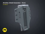 Modelo 3d de  generador de escudos atreides-dune para impresoras 3d