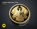   atreides signet ring - dune  3d model for 3d printers