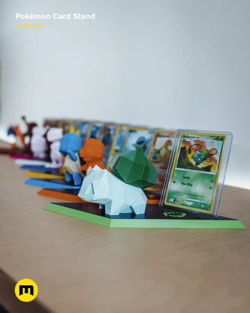 Modelo 3d de Soportes de cartas de pokémon para impresoras 3d