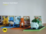  Pokemon card stands  3d model for 3d printers