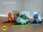  Pokemon card stands  3d model for 3d printers