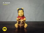  Xi jinpooh  3d model for 3d printers