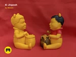  Xi jinpooh  3d model for 3d printers