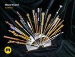  Open book harry potter wand stand  3d model for 3d printers