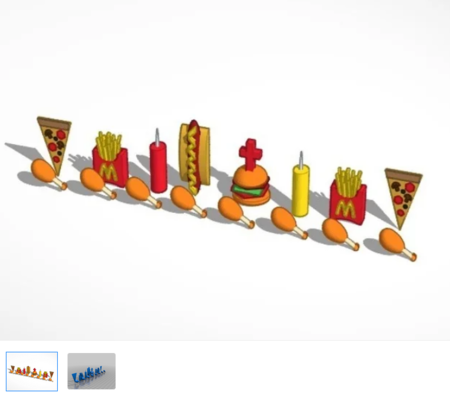 Modelo 3d de Comida rápida ajedrez de #ajedrez para impresoras 3d