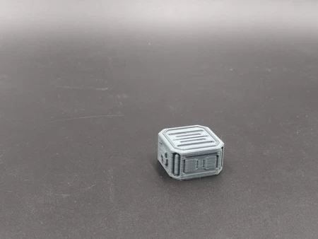  Miniature tank barrels and box for dnd - collection n.1  3d model for 3d printers