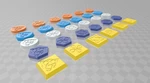  Bases collection _symbols  3d model for 3d printers