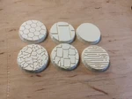   bases collection _textures  3d model for 3d printers