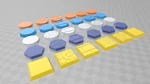 Modelo 3d de  bases collection _textures para impresoras 3d