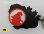   godzilla – shopping cart token  3d model for 3d printers