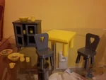  Furniture for doll toy  3d model for 3d printers