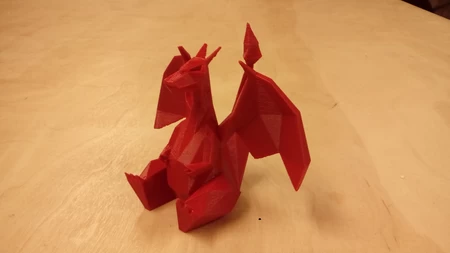  Charizard low-poly pokemon  3d model for 3d printers