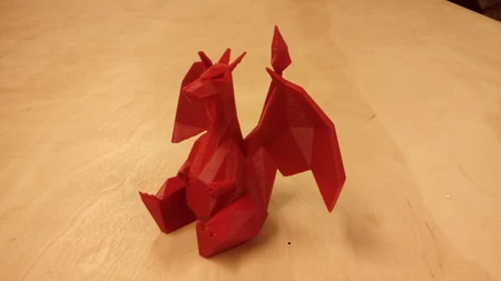 Modelo 3d de Charizard low-poly pokemon para impresoras 3d