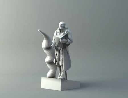 Modelo 3d de Elven mage 3 - d&d miniature para impresoras 3d