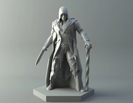 Modelo 3d de  elf assassin - d&d miniature. para impresoras 3d