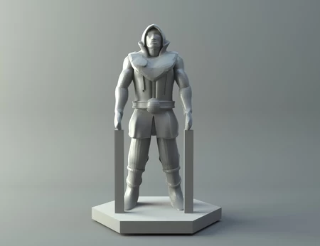 Modelo 3d de Human thief - d&d miniature para impresoras 3d