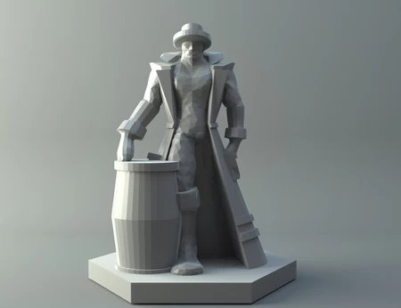  Gnome - d&d miniature  3d model for 3d printers