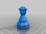  3d-print-optimized geometric chess set pieces  3d model for 3d printers