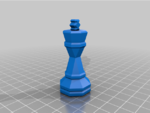  3d-print-optimized geometric chess set pieces  3d model for 3d printers