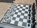  3d-print-optimized geometric chess set pieces  3d model for 3d printers