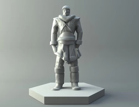  Hobbit thief - d&d miniature  3d model for 3d printers