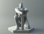 Modelo 3d de Elf warrior - d&d miniature para impresoras 3d