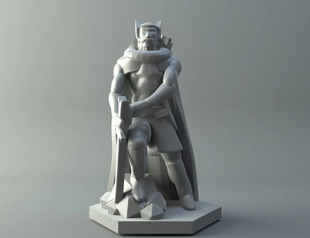  Forest elf - d&d miniature  3d model for 3d printers