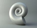 Modelo 3d de Shell of snail planorbarius para impresoras 3d