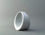  Ring - bevelled cylinder  3d model for 3d printers
