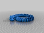   articulated baby basilisk  3d model for 3d printers