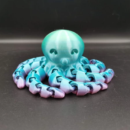 Modelo 3d de Articulated octopus para impresoras 3d