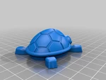  Baby turtle  3d model for 3d printers